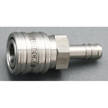 8mm ウレタンホースカップリング(ステンレス製/ワンプッシュ) エスコ