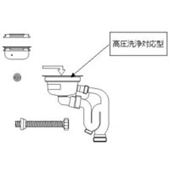 Sトラップ高圧洗浄用排水セットKTNHP トステム(LIXIL)