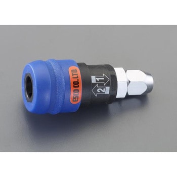 6.5mm ウレタンホース用ソケット (残圧抜き機構) エスコ