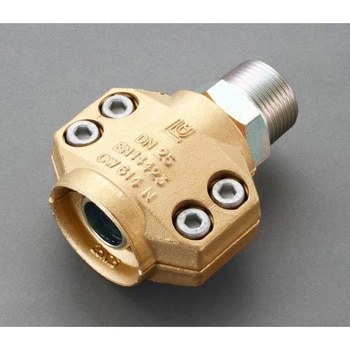 19mm用雄ねじ セーフティーホースクランプ(スチーム・温水用) エスコ