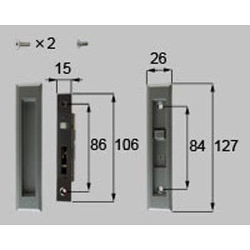 サイド錠 H8DL1029 新日軽(LIXIL)
