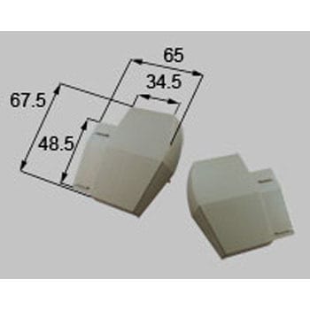 カーポート 前枠キャップセット(R・L) 新日軽(LIXIL)