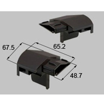 カーポート 前枠キャップセット(R・L) 新日軽(LIXIL)