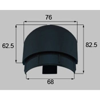 C8CY1043 カーポート 前後枠キャップ 新日軽(LIXIL) 64497005
