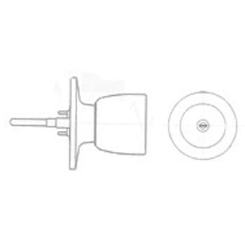 シリンダーセット 1ロック取替用(MIWA URシリンダー)DCZZ0129 TOSTEM(LIXIL)