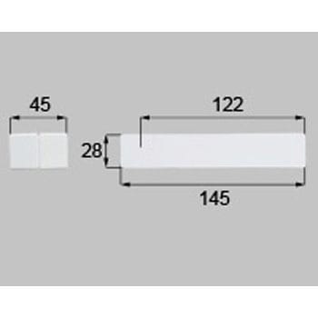 スクエアJハンドル空錠 TOSTEM(LIXIL)