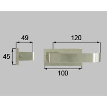 セレクトF角座ハンドル空錠 TOSTEM(LIXIL)