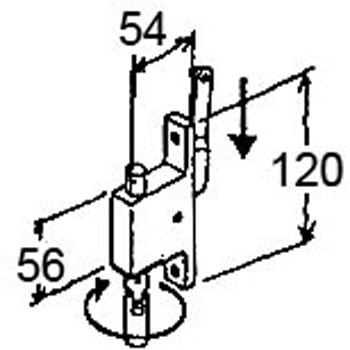 クランク式オペレーターオペレーター部 TOSTEM(LIXIL)