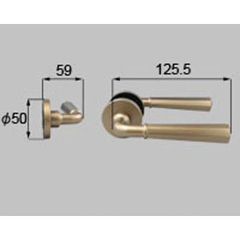 サークルJハンドル空錠 TOSTEM(LIXIL)