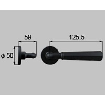 サークルJハンドル空錠 TOSTEM(LIXIL)