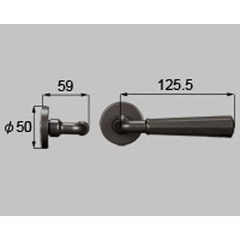 サークルJハンドル空錠 TOSTEM(LIXIL)