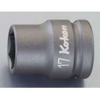 1/2"DRx27mm インパクトソケット(薄肉) - エスコ