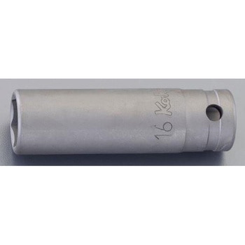 1/2"DRx10mm ディープソケット(動力工具用) - エスコ