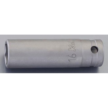 1/2"DRx16mm ディープソケット(動力工具用) エスコ