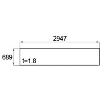 カーポート フーゴFレギュラー屋根材セット(熱吸ポリカ)1枚入W30L50・57 TOEX(LIXIL)