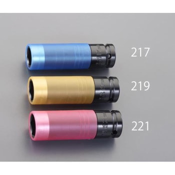 1/2"DRx21mm    ホイールナット用インパクトソケット エスコ