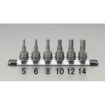 1/2"DRx 8mm [INHEX]インパクトビットソケット エスコ