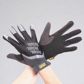 [XL] 手袋・メカニック(合成革/黒) エスコ