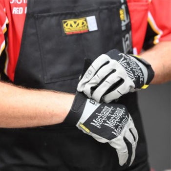 [M] 手袋・メカニック(合成革/黒) エスコ