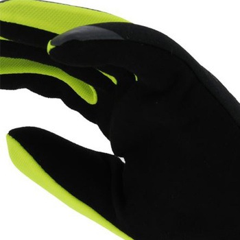 [M] 手袋・メカニック(合成革/蛍光イエロー/耐切創) エスコ