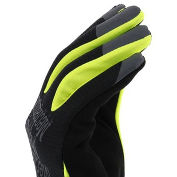 [LL] 手袋・メカニック(合成革/蛍光イエロー/耐切創) エスコ