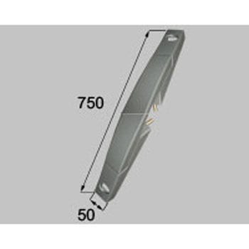 プッシュプルハンドルB型 室外側グリップ - 新日軽(LIXIL)
