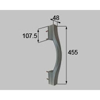 両開きダミーハンドル1型 室外側グリップ 新日軽(LIXIL)