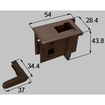 ラッチ錠 新日軽(LIXIL)