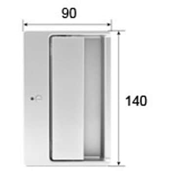 ドア用フラットプッシュプルハンドル表示錠 TOSTEM(LIXIL)