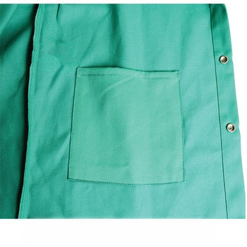 [M] 難燃ジャケット(グリーン) - エスコ