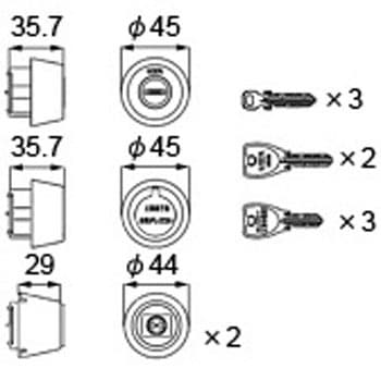 ホームマスターキー Z-1A58-DVAS TOSTEM(LIXIL)