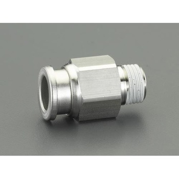 R1/4"x 6mm ユニオン(ハーフ/ステンレス製) エスコ