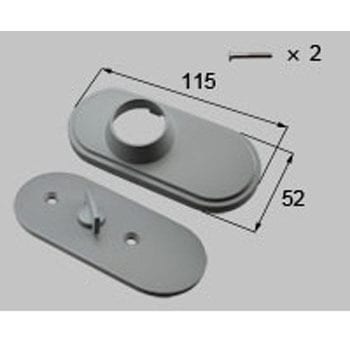 補助錠エスカッション室内外サムターン付き 新日軽(LIXIL)