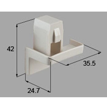 内召合框下端プルバーキャップ(L)(窓・中) 新日軽(LIXIL)