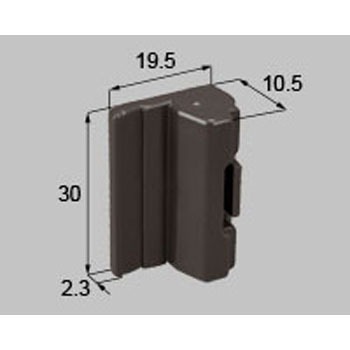 内縦框中間ブロック 新日軽(LIXIL)