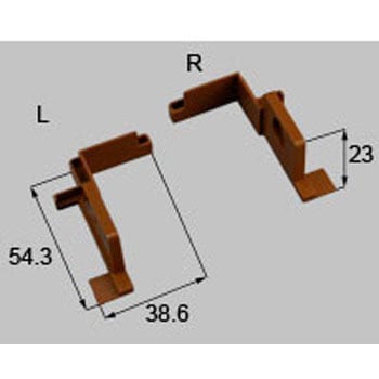 戸先エッジカバー本体K4セット 新日軽(LIXIL)