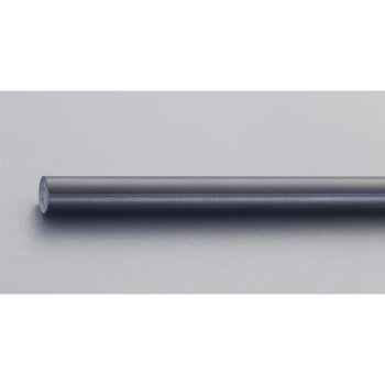 Φ 9.0x500mm 硬質PVC丸棒(黒) エスコ