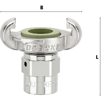 13x5mm ホース用カップリング(ステンレス製) - エスコ