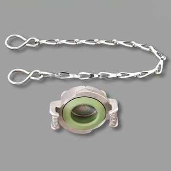 カップリング用キャップ(チェーン付/ステンレス製) - エスコ