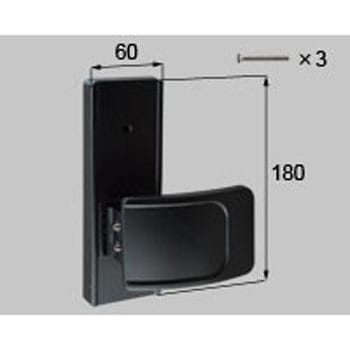 門扉PC型錠内部化粧座ハンドルセット受側(両開き用) 新日軽(LIXIL)