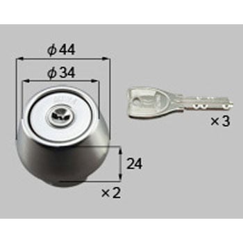 門扉PSシリンダー(コンス無) - 新日軽(LIXIL)