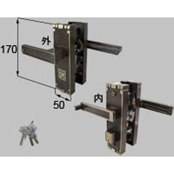 門扉G型錠掛け側セット(片開き用)アンバー 新日軽(LIXIL)