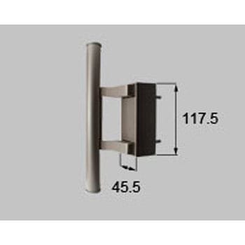 門扉PH型錠外部化粧座ハンドルセット受側(形材用両開き) 新日軽(LIXIL)
