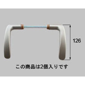 門扉RH型錠両開きハンドルセット(形材用) 新日軽(LIXIL)