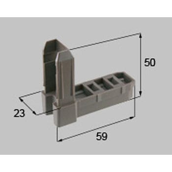 雨戸コーナーブロック[凹・窓] 新日軽(LIXIL)