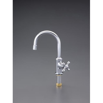 PJ 1/2" 立形スワン水栓 エスコ