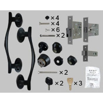 玄関セキュリティーサムターン付把手DN片開きZ型アーチ内外同 TOSTEM(LIXIL)