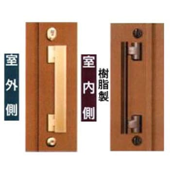 玄関ドアセキュリティーサムターン付把手シリ別片開きC型内ダークプレート TOSTEM(LIXIL)