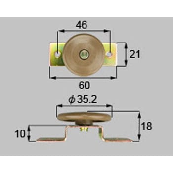 振れ止め車 TOSTEM(LIXIL)