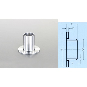 1・1/4" 溶接ラップジョイント(ステンレス製) エスコ